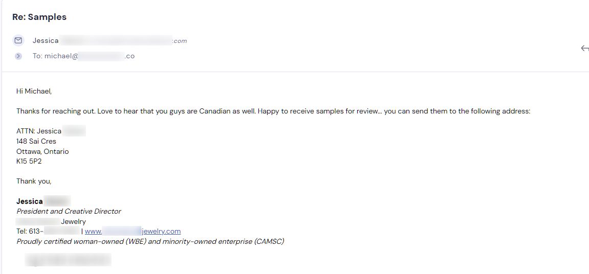 Retailer reply from NAB Leather